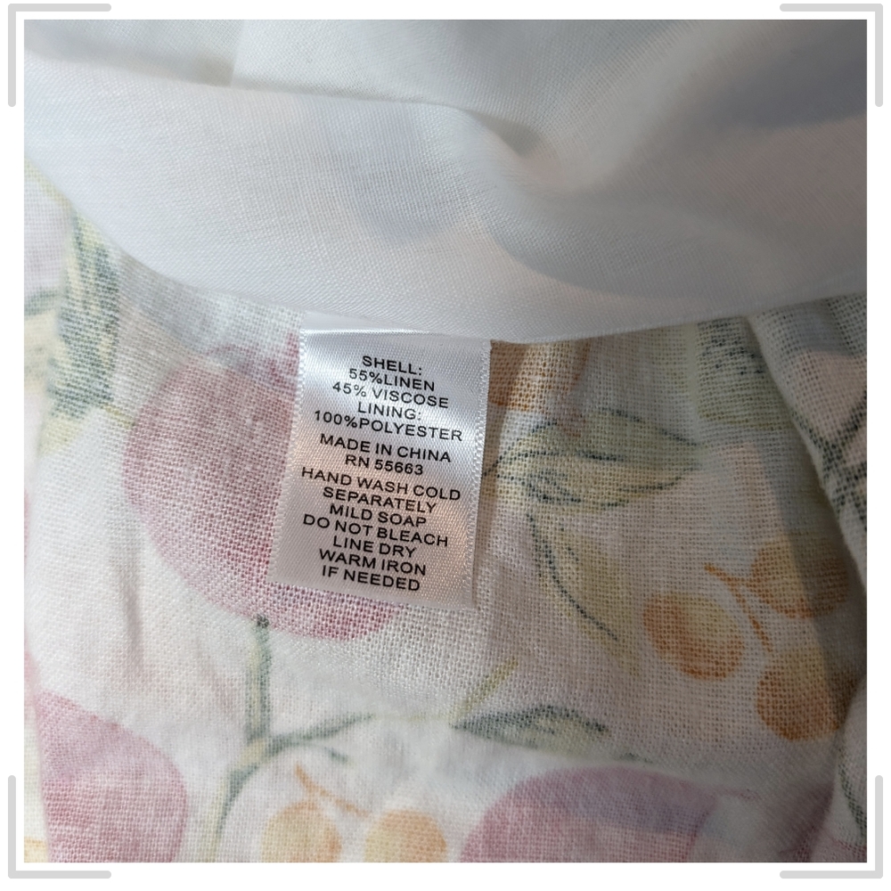 Cynthia Rowley Fruit Dress Size 14 - Picture 8 of 8